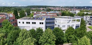 Das Firmengebäude von KMZ Kullen Müller Zinser im Sindelfinger Mittelpfad.